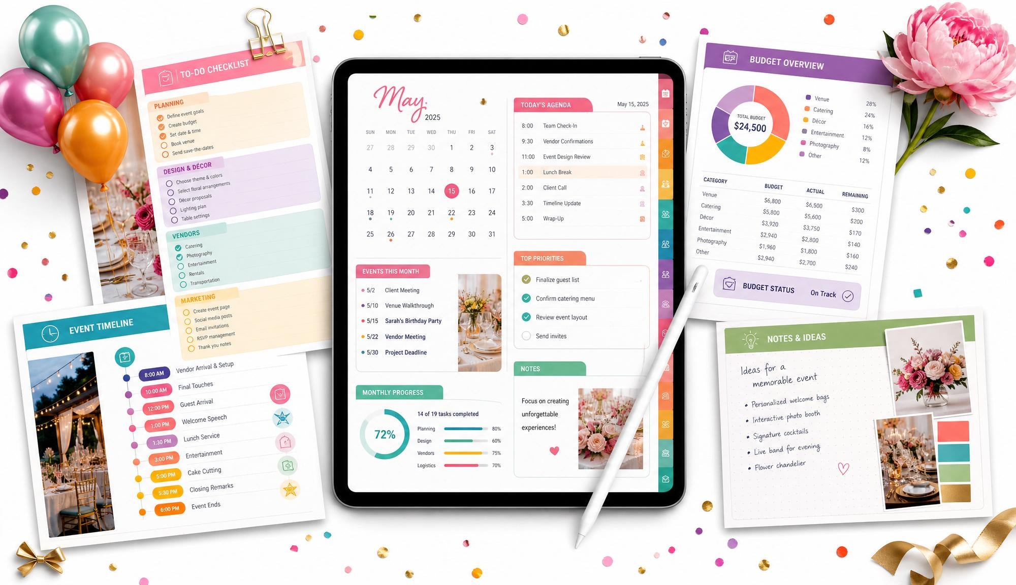 EventBloom and Balloon Artists Planner