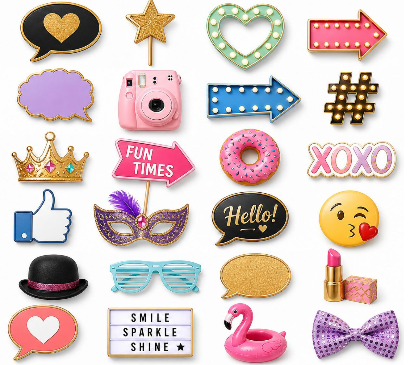 Interactive & Photo Booth Props