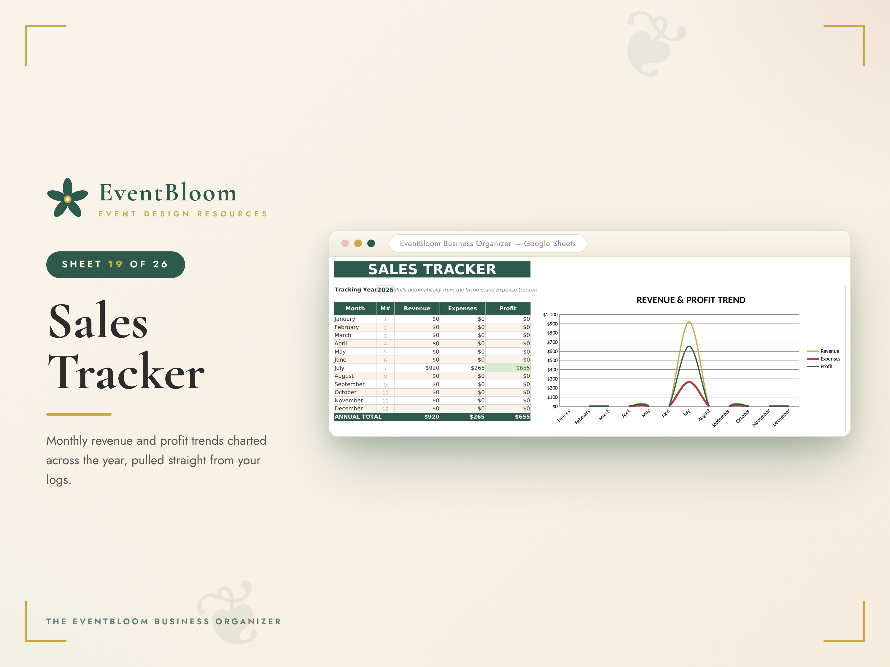 EventBloom Business Organizer