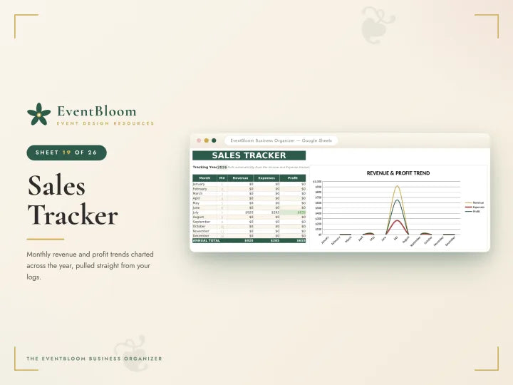 EventBloom Business Organizer